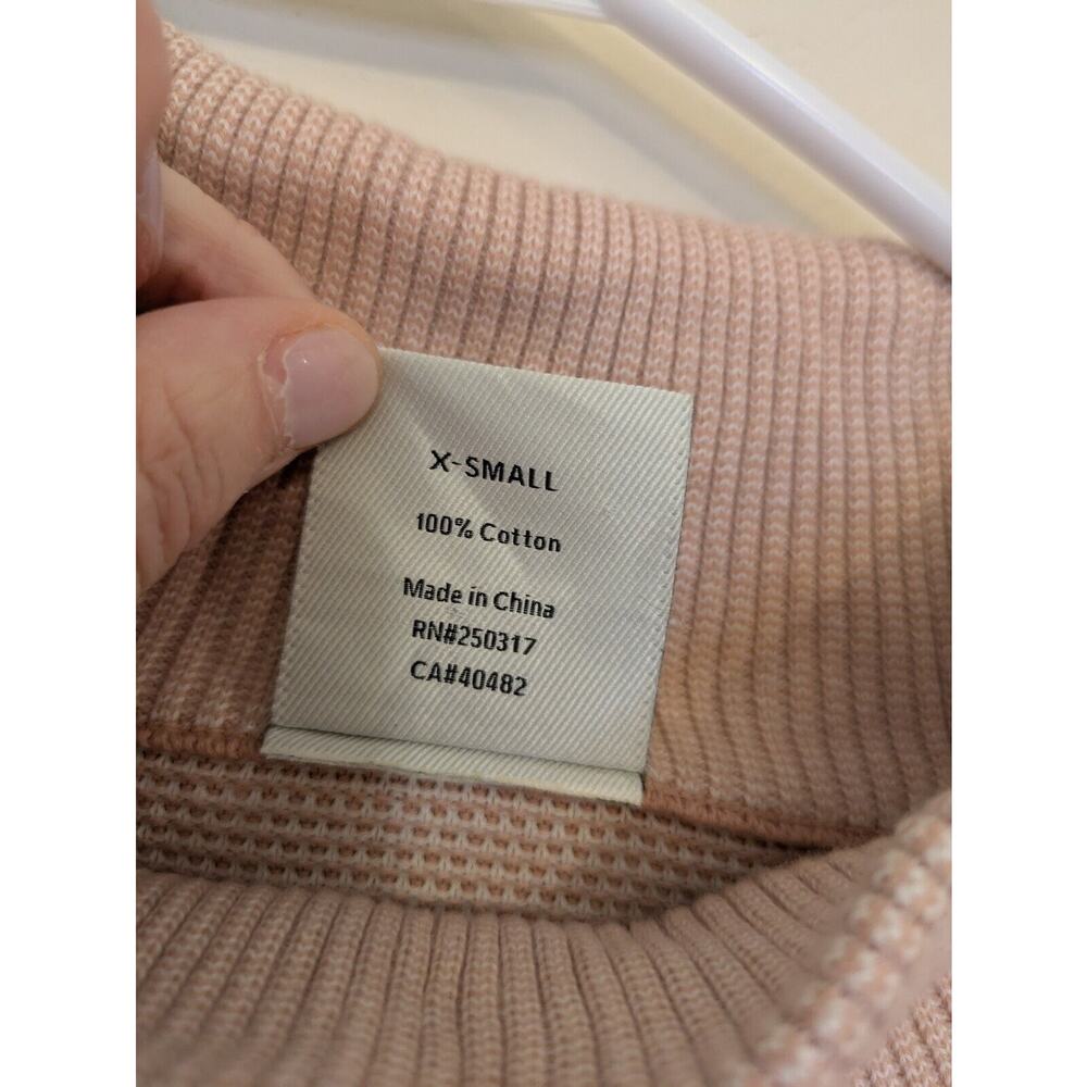 Varley Women's Sweatshirt Funnel Neck Size XS Pink Pullover - Picture 5 of 7